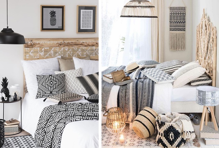 Decoration ethnic chic chambre