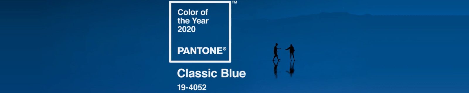 Couleur pantone de l'année 2020 : Classic blue