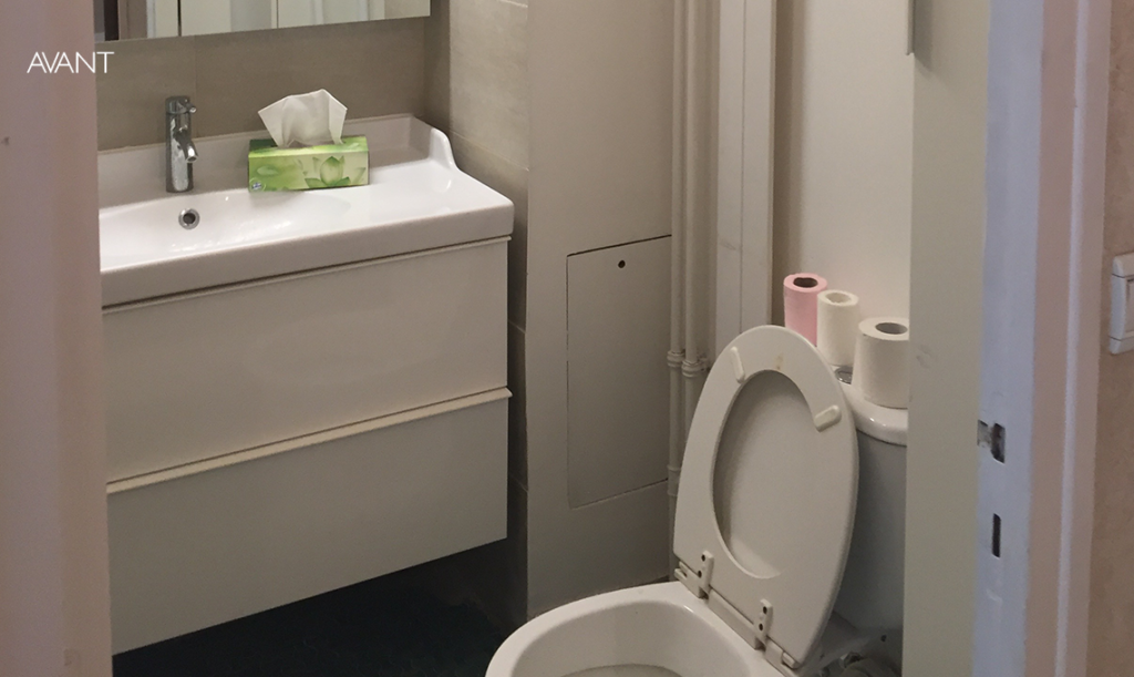 rénovation salle de bain appartement avant travaux Versailles