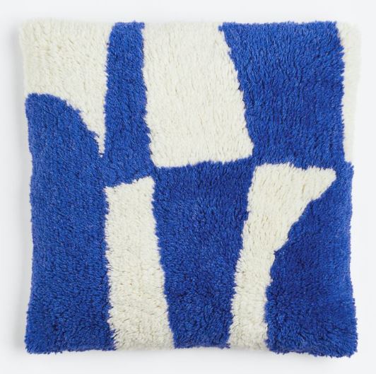 coussin bleu Klein